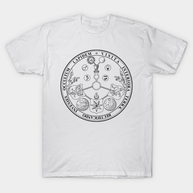 VITRIOL, Rosicrucian Secret Symbols, Esoteric T-Shirt by StabbedHeart